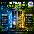 LIHA Ultimate Brass & Stain Cleaning Combo – Stain ZERO 500ml + Golden Touch Brass Cleaner Spray