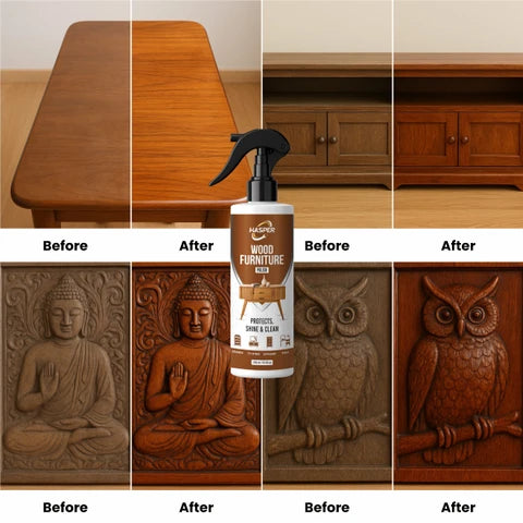 LIHA Wood Shine Spray – Restore Natural Shine & Gloss to Wood