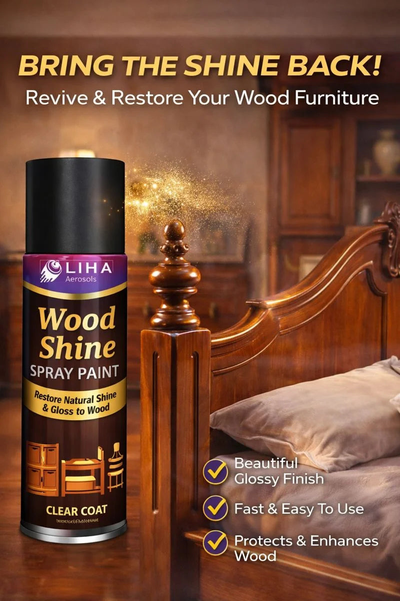 LIHA Wood Shine Spray – Restore Natural Shine & Gloss to Wood